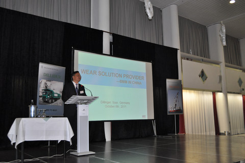 法鋼參加2011德國迪林根鋼鐵公司全球合作伙伴年會