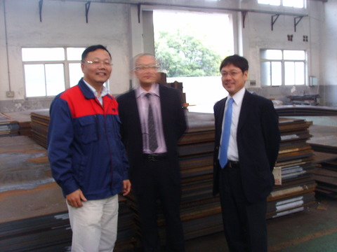 日本JFE商事鋼鐵主管訪問法鋼公司